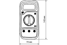 Цифровой мультиметр TDM МастерЭлектрик MAS830L SQ1005-0011
