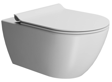Подвесной унитаз GSI Pura 8815 55x36 безободковый