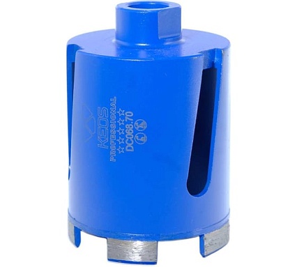 Коронка алмазная по бетону (68/70 мм; М16) KEOS DC068.70