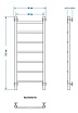 Полотенцесушитель водяной Energy Classic 100x40 см