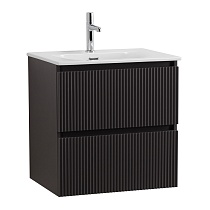 Тумба с раковиной BelBagno Uno 70 см Темно-серый матовый