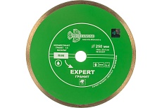 Диск алмазный отрезной сплошной Эксперт Гранит Hot press (250х25.4 мм) TRIO-DIAMOND EG357
