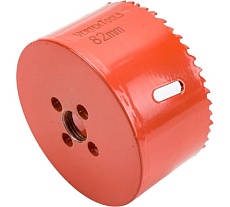 Коронка биметаллическая по металлу 82 мм Vertextools 2525-82