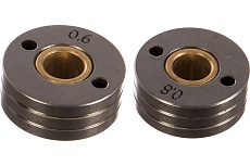 Ролики подающие (2 шт; 0.6-0.8 мм; стальная проволока) для INMIG 315T 350T 400T 500T Fubag 31528