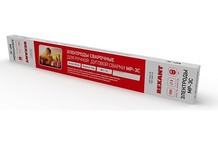 Электроды MP-3C (350 мм, 3 мм, пачка 1 кг) Rexant 11-0950
