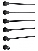 Полотенцесушитель электрический Wonzon&Woghand Munchen WW-A355-MB черный матовый