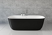 Акриловая ванна Aquanet Family Fine 170x78 см, 95778-GW-MB белый/черный матовый