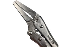 Клещи зажимные WORKPRO с длинными носами 115мм СR-V PRO WP231050