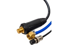 Горелка TIG WP 9 FXV (4 м, M16x1.5, 2 pin, 35-50, воздушное охлаждение, AC80А/DC125A, 0.5-2.4 мм) Энаргит WP9FXV-4-M16-2P-3550