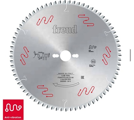 Пильный диск по ламинату 350x3.2x50 мм, Z84 Freud Lu3E 0400