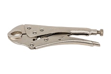 Зажим с фиксатором ВОЛАТ 180мм, изогнутые губки 23100-18