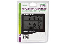 Цифровой термометр-гигрометр с выносным датчиком Homestar HS-0109 104304