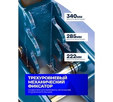 Подкатной домкрат 2,5т с фиксацией в кейсе Forsage F-TH22501C кейс(9492)