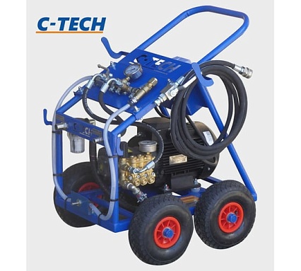 Установка опрессовочная в/давления C-TECH DN1520 (140 бар, до 1200 л/ч, 5.5 кВт, 380 В) мобильная NP1520ET3E4BP2P1 DN1520ET3E4BP2P1