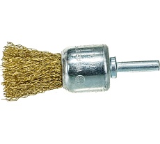 Кордщетка венчик Flex 207-210 (25 мм; d6; латунированная волнистая проволока) Hammer 62125