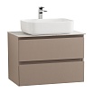 Мебель для ванной BelBagno Kraft 70 см со столешницей, эмаль, Бежевый матовый