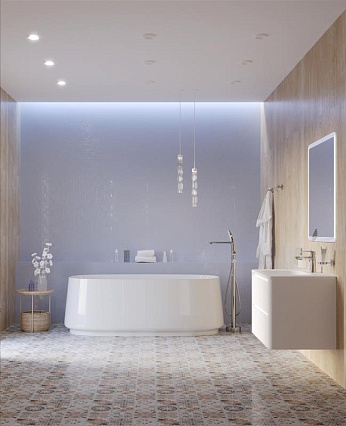 Акриловая ванна Cezares Lux CZR-LUX-CENTRAL-170-82-58 170x82 см белый глянцевый