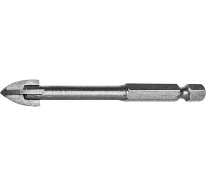 Сверло по стеклу КВАДРО (10 мм; хвостовик 1/4") Skrab 30280