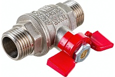 Шаровой кран Valfex PREMIUM для воды, 1/2&quot; НР/НР, бабочка VF.219.NB1.012.PREMIUM