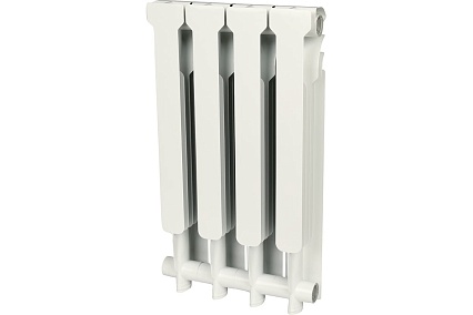 Алюминиевый радиатор Rommer Profi 500 AL500-80-80-100 4 секции RAL9016 82482