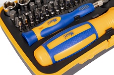 Отверточная рукоятка 65 предметов Kraft KT 700447