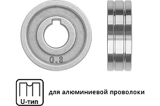 Ролик подающий для проволоки 0.8-1 мм, U-тип Solaris WA-2439