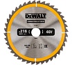 Диск пильный по дереву DeWalt CONSTRUCTION 216x30x1.7 мм DT1953-QZ