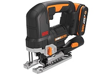 Аккумуляторный бесщеточный лобзик Worx 20 В, 2.5 Ачх1, ЗУ 2 А, кейс WORX WX542
