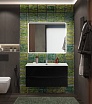 Тумба с раковиной BelBagno Marino-Cer-N 100 см Nero Lucido