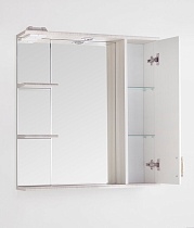 Зеркальный шкаф Style Line Олеандр-2 75 см рельеф пастель