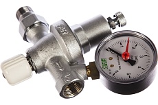 Автоматический редуктор с манометром FAR 1/2&quot;, 0-6 бар FA 2110 12