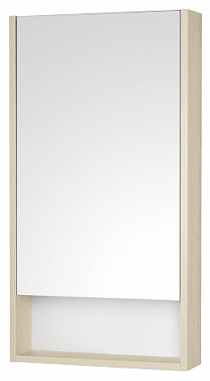 Зеркальный шкаф Акватон Сканди 45 см дуб верона