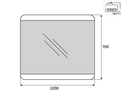 Мебель для ванной BelBagno Etna 100x45x60 см Bianco Lucido