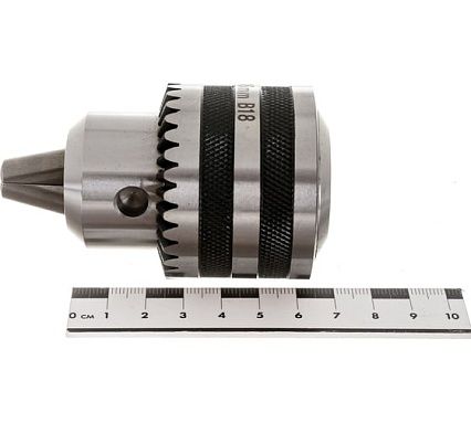 Патрон сверлильный ПС 16, В18 усиленный с ключом (3-16 мм) Beltools ri.261.45