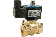 Соленоидный клапан прямого типа с мембраной принудительного подъёма ArTorq SK20L200GN.24DC 2/2 нормально закрыт, G 3/4”, корпус латунь