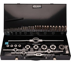 Набор метчиков и плашек VOLKEL M5-M20 HSS-G 47пр V49301