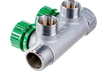 Регулируемый коллектор с 2 отводами FAR 3/4" М24х19 FK 3825 C34