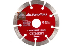 Диск алмазный сегментный (115х22.2 мм) Vertextools 04-115-17