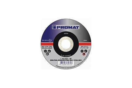 Круг зачистной универсальный 125x6.0x22.23 мм PROMAT 4000840013