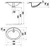 Раковина Creavit TP230-00CB00E-0000 80 см белый