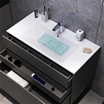 Мебель для ванной Am.Pm Inspire 2.0 100 см подвесная, графит матовый
