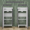 Тумба с раковиной Style Line Соло 40 см напольная, графит нубук