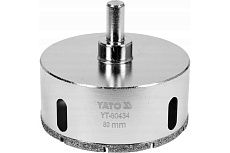 Сверло алмазное по керамограниту 80 мм Yato YT-60434