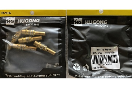 Держатель контактного наконечника для сварочной горелки MIG/MAG HG15 5 шт Hugong 32166