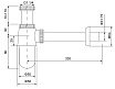 Сифон для раковины Timo 960/00L хром