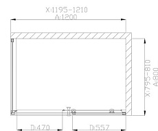 Поддон для душа Grossman Pragma PR-ST-120QL-R 120x80 правый