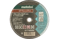 Круг отрезной по нержавеющей стали SP-Novoflex (230x2.5x22.23 мм) Metabo 617169000