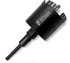 Коронка алмазная безударная по бетону SDS plus MKSS Toolbox 82 мм MK8200
