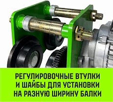 Тележка для мини тали электрической комбинированной HITCH РА1200 1200кг 220B SZ086224