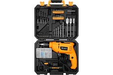 Ударная сетевая дрель Deko DKID600W + набор инструментов 92 предмета 063-4157